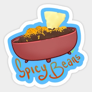 Spicy Beans Sticker